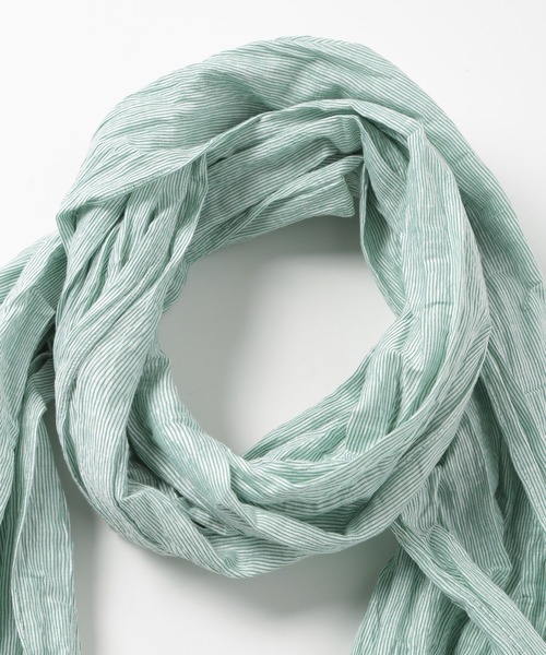 DOUBLE RL & CO. ストライプ ストール nk228-01.jpg