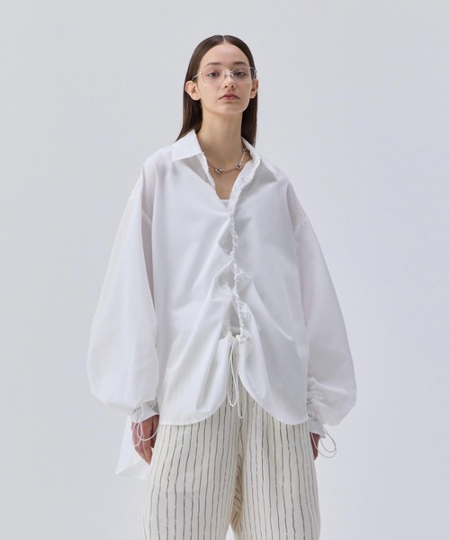 2WAY LOOSE VOLUME SLEEVE SHIRT / 2WAYルーズボリューム