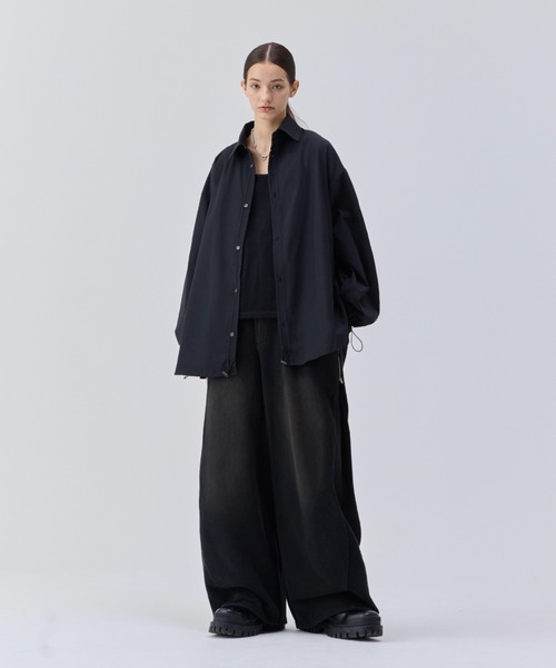 soerte シャツ 2way loose volume sleeve shirt / 2wayルーズ