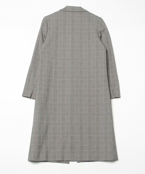 AURALEE チェスターコート グレー系 チェック柄 AURALEE チェスターコート グレー系 チェック柄
