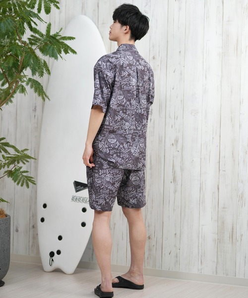 MSGM ローラも着てた柄シャツ MSGM（エムエスジーエム） MSGM Tシャツ 半袖 トップス ブラック