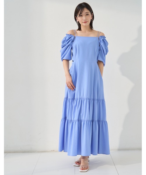 FRAY I.D ワンピース 「WEB限定カラー」3wayパフスリーブ