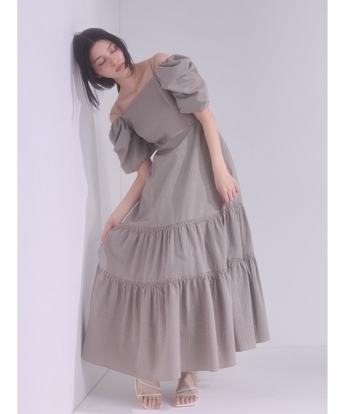 FRAY I.D ワンピース 「WEB限定カラー」3wayパフスリーブ