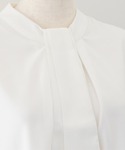 ブラウス シャツ チャーム付きボウタイブラウス...の詳細画像2