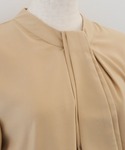ブラウス シャツ チャーム付きボウタイブラウス...の詳細画像4