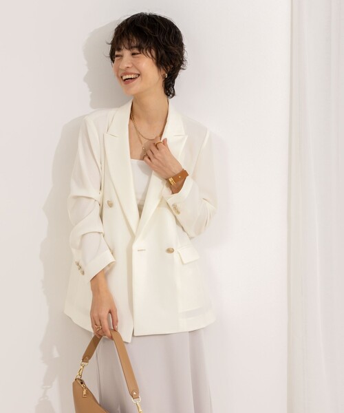 【新品未使用タグ無】NOLLEY'S Sophi ベージュ テーラードジャケット NOLLEY'S Sophi 「NOLLEY'S Sophi」 テーラードジャケット 34