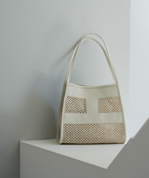 IACUCCI トートバッグ リーバ RETE PAGLIA レディース