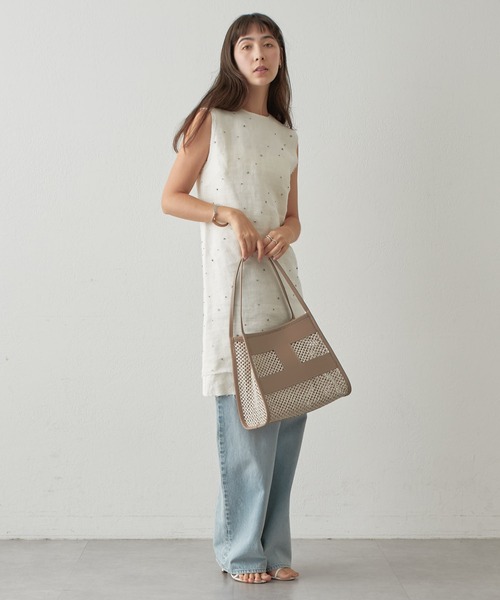 IACUCCI トートバッグ リーバ RETE PAGLIA レディース