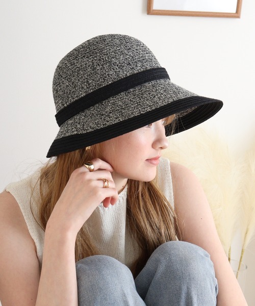 [センス オブ グレース] アニマルプリント広ツバラフィアハット WILD ANIMAL HAT グレー 日本 FREE (FREE エスニック　バティック柄　バケットハット　HT13