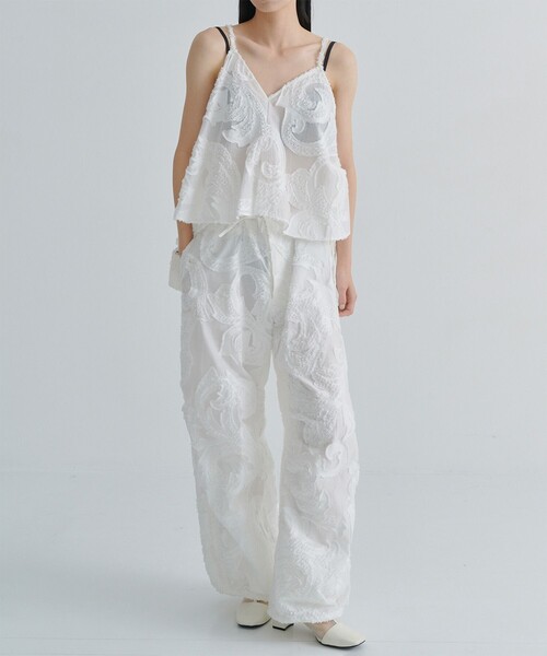 TAAKK キャミソール ホワイト TAG（PORTER） キャミソール 「TAAKK/ターク」CAMISOLE/キャミソール