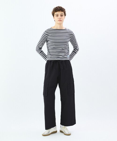 tシャツ ORCIVAL | コットン ボートネック長袖Tシャツ WOMEN レディース ORCIVAL tシャツ | コットン ボートネック長袖Tシャツ WOMEN
