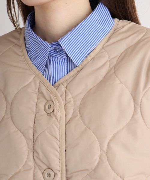 「mitis」 ジャケット M アイボリー レディース_画像4