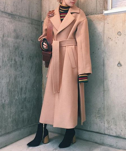 「G.V.G.V.」 チェスターコート 34 ブラウン レディース_画像4