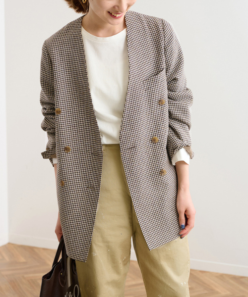 FRAMeWORK（フレームワーク） 「COUTURE D`ADAM」ノーカラージャケット