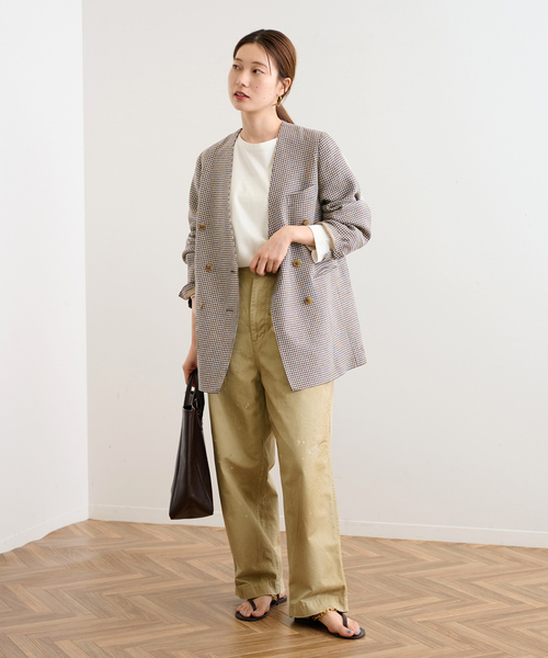 FRAMeWORK（フレームワーク） 「COUTURE D`ADAM」ノーカラージャケット