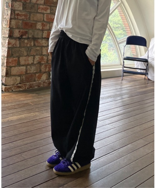 LYEON（リヨン） スウェットパンツ ジャージ サイドレーススウェット