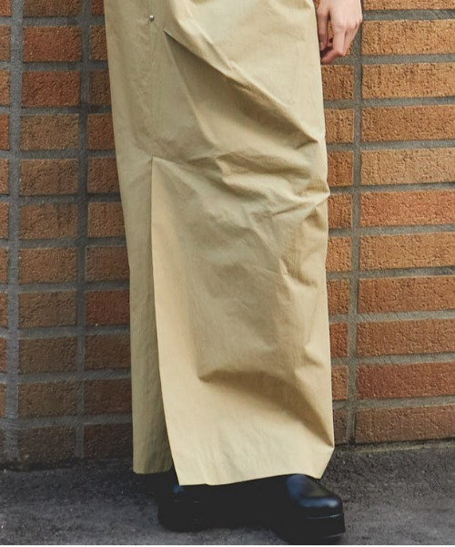 新品未使用【MAISON SPECIAL】 タイトスカート Side Slit Tuck Tight Skirt/サイドスリットタックタイト
