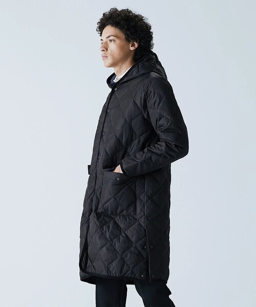 「TAION」 ダウンコート X-LARGE グレー メンズ_画像4