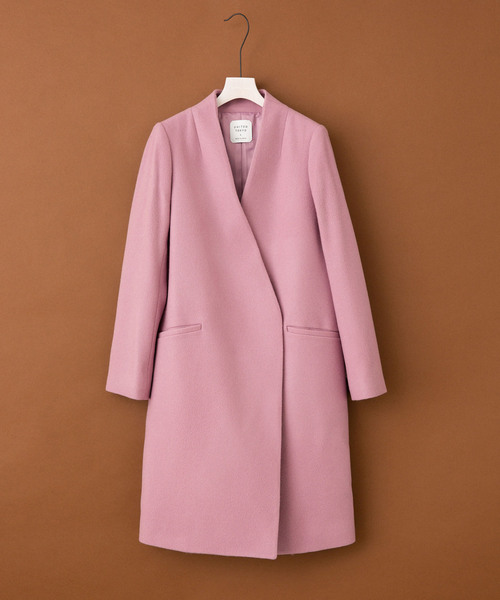 レディースのノーカラーコート（ベージュ）｜ユナイテッドアローズ公式