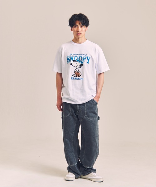 パンツ LEE / BIG SIZE painter pants Lee（リー） ワイドパンツ ジーンズ LEE-DOUBLEKNEE WIDE PAINTER