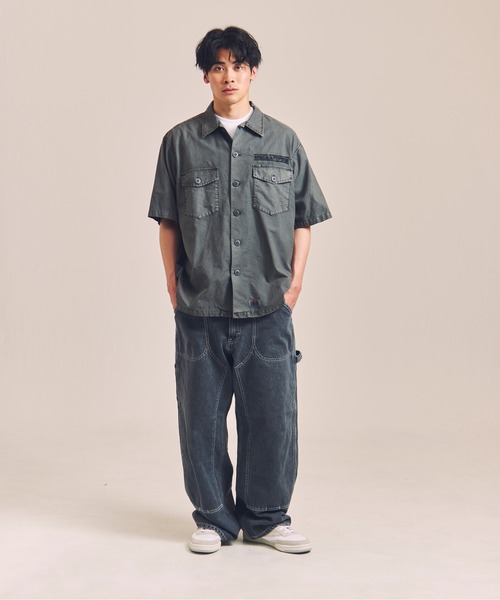 Lee（リー） ジーンズ LEE-DOUBLEKNEE WIDE PAINTER メンズ レディース