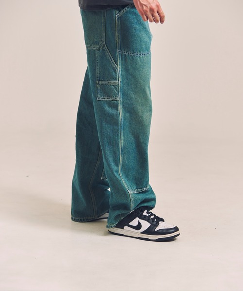 Lee（リー） ジーンズ LEE-DOUBLEKNEE WIDE PAINTER メンズ レディース