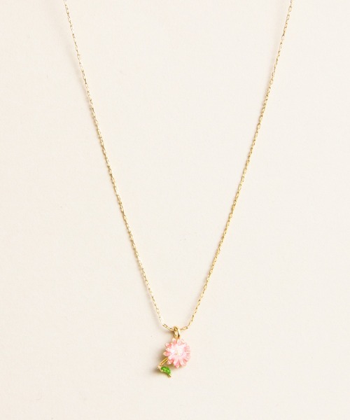 花　ネックレス Zoule（ゾーラ） アレルギー対応 ネックレス ゾーラ：FLOWER LETTER