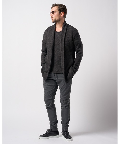 wjk カーディガン back pile light easy cardigan メンズ : ZOZOTOWN