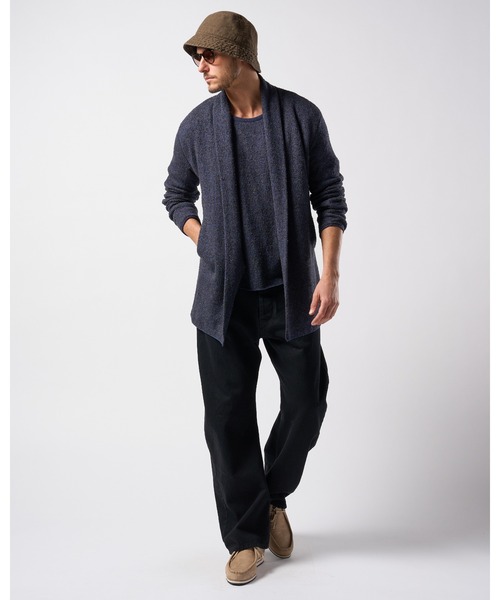 wjk カーディガン back pile light easy cardigan メンズ : ZOZOTOWN