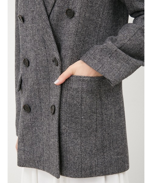 ミラオーウェン　　グレー　コート Mila Owen（ミラオーウェン） コート 0 グレー レディース : ZOZOTOWN