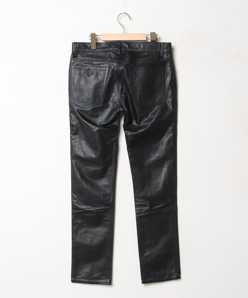パンツ THE CRIMIE / cow leather pants CRIMIE（クライミー） レザーパンツ MEDIUM ブラック メンズ