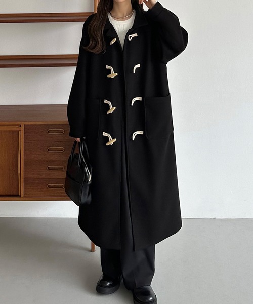 callautia（カラウティア） ダッフルコート LARGE ダークグレー