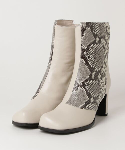 UN3D.（アンスリード） ブーツ 37 ベージュ レディース : ZOZOTOWN