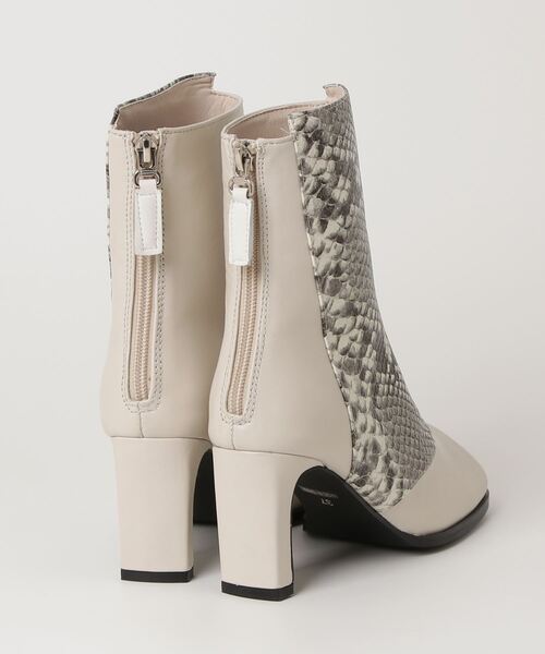 UN3D.ショートブーツ ベージュ / 37 (23.5) UN3D.（アンスリード） ブーツ 37 ベージュ レディース : ZOZOTOWN