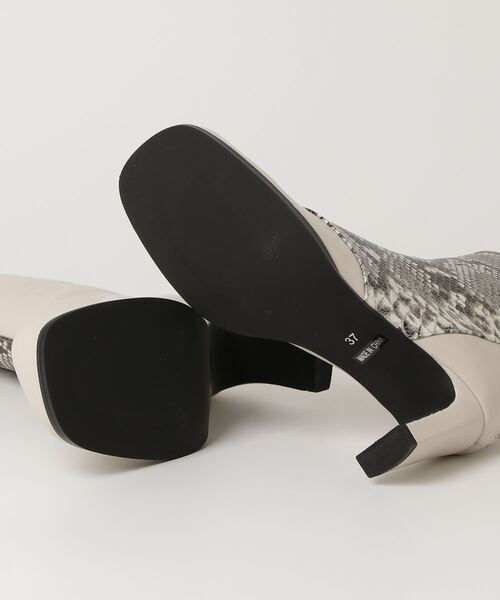 UN3D.（アンスリード） ブーツ 37 ベージュ レディース : ZOZOTOWN