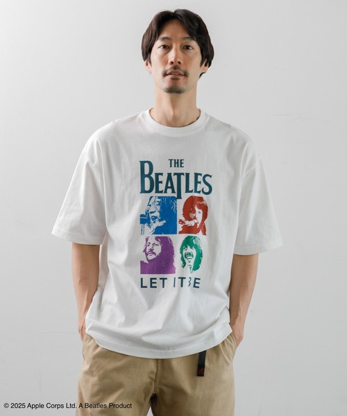 tシャツ 「MEN ， WOMEN」CAPSULE-T The Beatles KEEP CALM ＆ LET IT BE Tee レディース メンズ