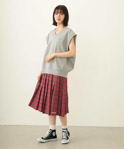 MILKFED.（ミルクフェド） スカート PLEATED PLAID SKIRT : ZOZOTOWN
