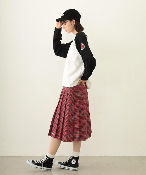 MILKFED.（ミルクフェド） スカート PLEATED PLAID SKIRT : ZOZOTOWN