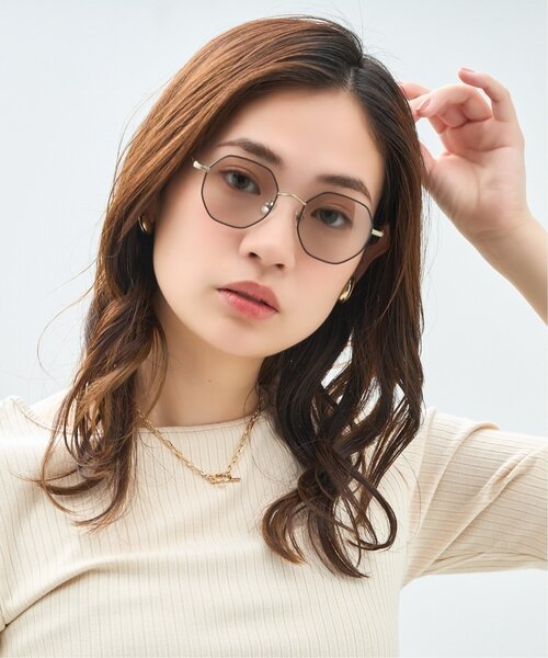 Zoff サングラス 「きりまるさんコラボ」ウェリントン型