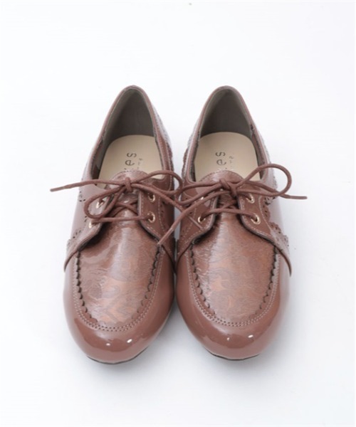 axes femme（アクシーズ ファム） パンプス ジャガード切替レイン