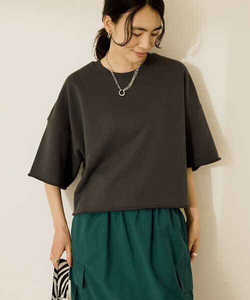 tシャツ ミニ裏毛V空きジップアップブルゾン レディース 楽天市場】《java ジャバコラボ》 トップス Tシャツ レディース