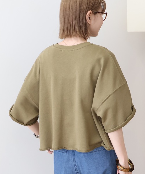 tシャツ ソフト裏毛プルオーバー レディース antiqua BIGバーゲン50％OFF！12日10時迄 裏毛プルオーバー