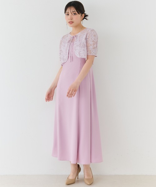 AND COUTURE（アンドクチュール） パーティードレス ドレス 2WAYレース