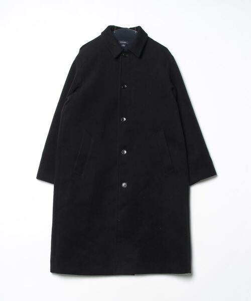 Confirm（コンファーム） ステンカラーコート L ダークブラック メンズ