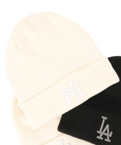 NEW ERA ニューエラ ニット帽　(ホワイト) NEW ERA（ニューエラ） ニット帽 無地 折り返し深め : ONSPOTZ Yahoo