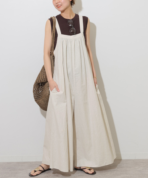 JOURNAL STANDARD ギャザーサロペット JOURNAL STANDARD relume サロペット オーバーオール 「再入荷