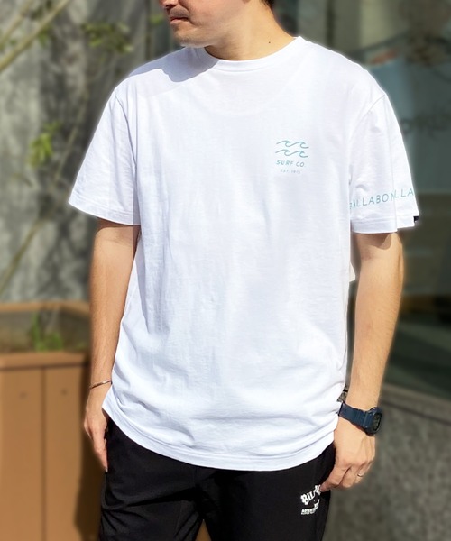「BILLABONG」 半袖Tシャツ L ミント メンズ