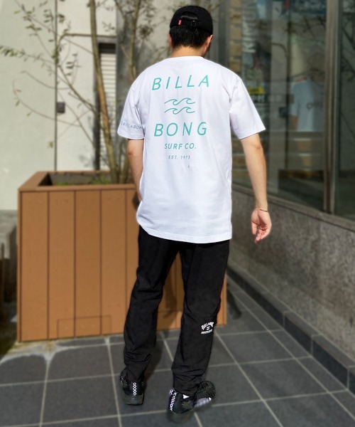 「BILLABONG」 半袖Tシャツ L ミント メンズ