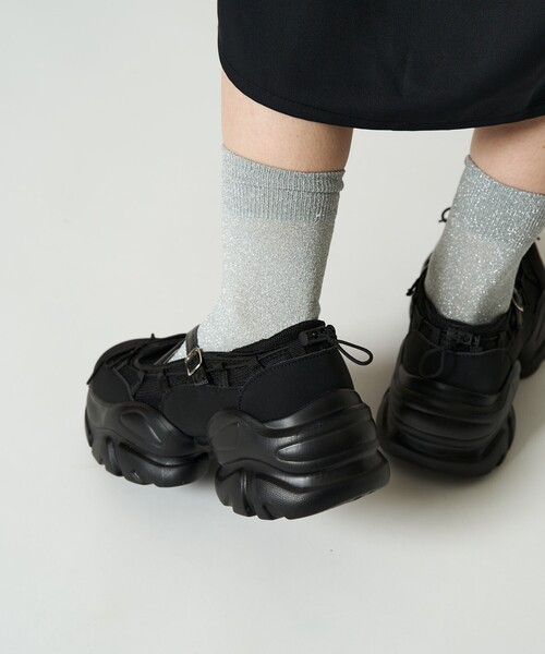 「FREAK'S STORE」 ローカットスニーカー 24.5cm ブラック レディース
