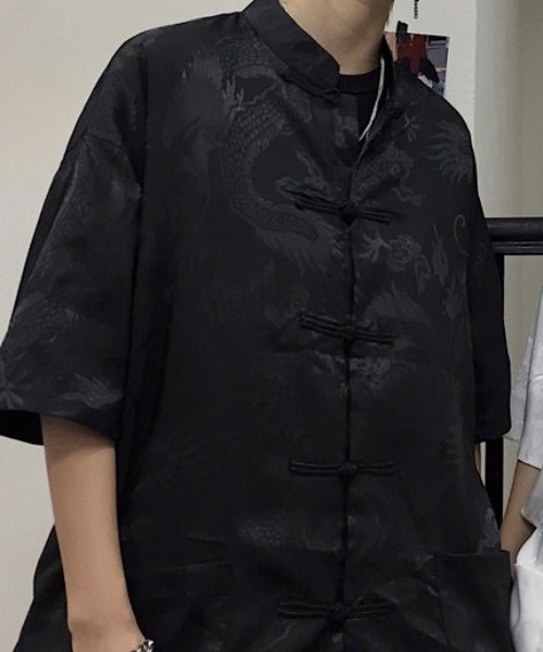 「SEN TOKYO」 半袖ブラウス X-LARGE ブラック レディース